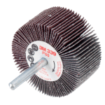 Roue  lamelles de toile abrasive 3m339,  30 mm, largeur 10 mm,  tige 6 mm et grain 60