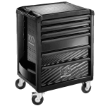 Servante roll 6 tiroirs noire dition 100 ans