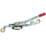 Treuil manuel horizontal de traction  cliquet,  cble capacit 2t