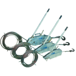 Treuil manuel de traction  cble capacit 800 kg