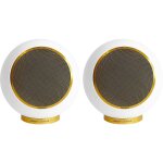 Elipson planet l performance 2. 0 blanc mat dor� (lot de 2)