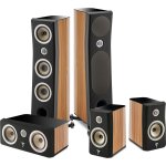 Focal pack kanta n2 noyer laqu / noir mat