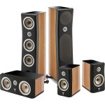 Focal pack kanta n3 noyer laqu / noir mat