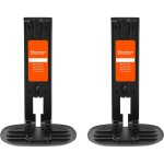 Mountson support mural noir pour sonos one, one sl et play:1 (lot de 2)