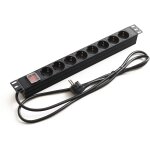 Norstone pro barre d?alimentation avec interrupteur (8 prises schuko)