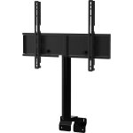 Sonorous colonne tv rotative noir