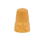 Accessoire d� � coudre ancien or jaune 6. 10g