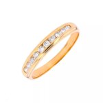 Alliance diamants 0. 20 carat or jaune 2. 26g
