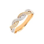 Alliance diamants 0. 19 carat 2 ors 4. 74g