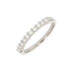 Alliance diamants 0. 30 carat platine 3. 25g