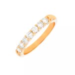 Alliance diamants 0. 55 carat or jaune 3. 47g