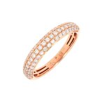 Alliance diamants 0. 55 carat or rose 2. 53g