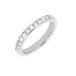 Alliance diamants 0. 65 carat platine 4. 46g