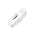 Alliance mauboussin odon d'amour or blanc 4. 85g