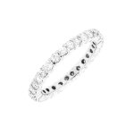 Alliance tour complet diamants 0. 15 carat or blanc 2. 30g Alliance tour complet diamants 0. 15 carat or blanc 2. 30g