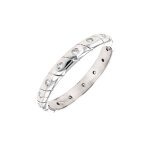 Alliance tour complet diamants 0. 15 carat or blanc 2. 78g