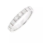 Alliance tour complet diamants 0. 35 carat or blanc 3. 55g Alliance tour complet diamants 0. 35 carat or blanc 3. 55g