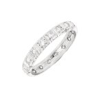 Alliance tour complet diamants 0. 36 carat or blanc 1. 76g