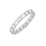 Alliance tour complet diamants 0. 38 carat or blanc 1. 71g