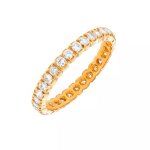 Alliance tour complet diamants 0. 62 carat or jaune 2g Alliance tour complet diamants 0. 62 carat or jaune 2g