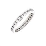 Alliance tour complet diamants 0. 81 carat or blanc 3. 84g Alliance tour complet diamants 0. 81 carat or blanc 3. 84g
