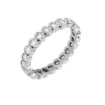 Alliance tour complet diamants 1. 38 carat or blanc 4. 57g