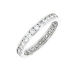 Alliance tour complet diamants 1. 40 carat or blanc 3. 34g Alliance tour complet diamants 1. 40 carat or blanc 3. 34g