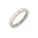 Alliance tour complet diamants 1. 44 carat or blanc 2. 28g
