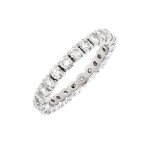 Alliance tour complet diamants 1. 44 carat or blanc 3. 19g