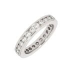 Alliance tour complet diamants 1. 50 carat or blanc 4. 43g