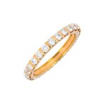Alliance tour complet diamants 1. 50 carat or jaune 3. 66g