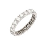 Alliance tour complet diamants 1. 80 carat or blanc 3. 15g