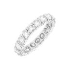 Alliance tour complet diamants 2. 88 carat or blanc 4. 73g Alliance tour complet diamants 2. 88 carat or blanc 4. 73g