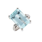 Bague aigue - marine