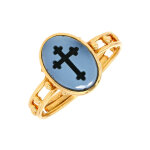 Bague ancienne onyx