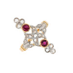 Bague ancienne roses