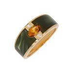 Bague citrine 0. 39