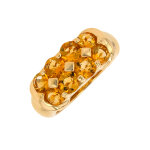 Bague citrines 0. 72