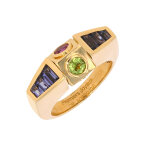 Bague cube tournant