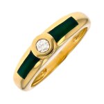 Bague diamants 0. 10