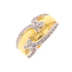 Bague diamants 0. 17 carat 2 ors