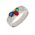 Bague diamants 0. 27