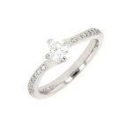 Bague diamants 0. 50