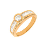 Bague diamants 0. 53
