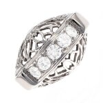 Bague diamants 0. 55
