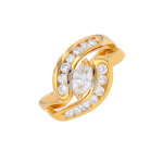 Bague diamants 0. 72