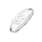 Bague diamant 1. 04 carat or blanc 6. 83g