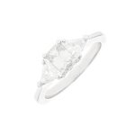 Bague diamants 1. 46 carat or blanc 4. 30g