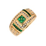 Bague �meraudes 0. 26