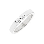 Bague liens �vidence chaumet or blanc 5. 86g